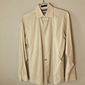 Vintage 80s Claiborne men’s dress shirt, modern fit, 15 1/2, 34/35 Medium